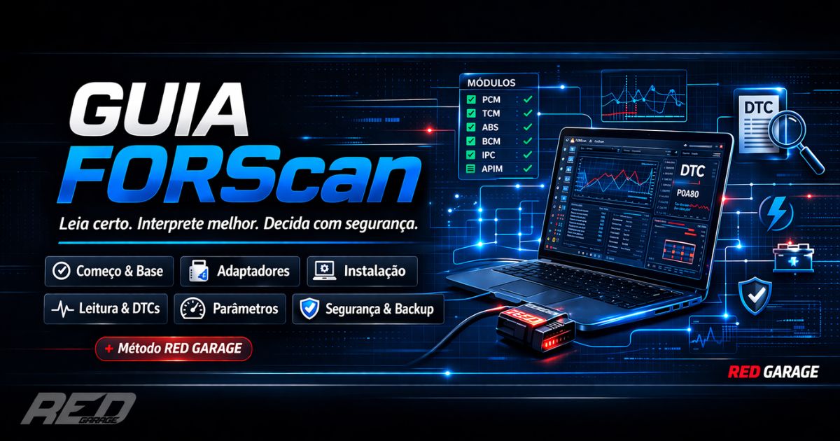 FORScan: por onde começar! Mapa oficial RED Garage
