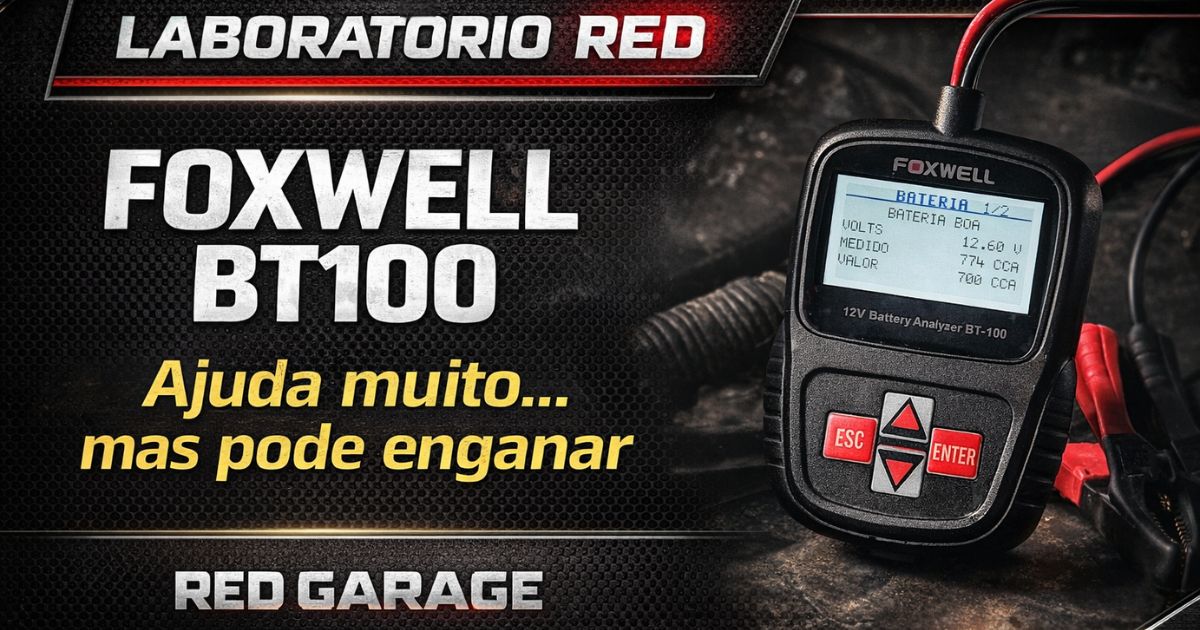 LABORATÓRIO RED: Foxwell BT100 Onde esse analisador de bateria ajuda?
