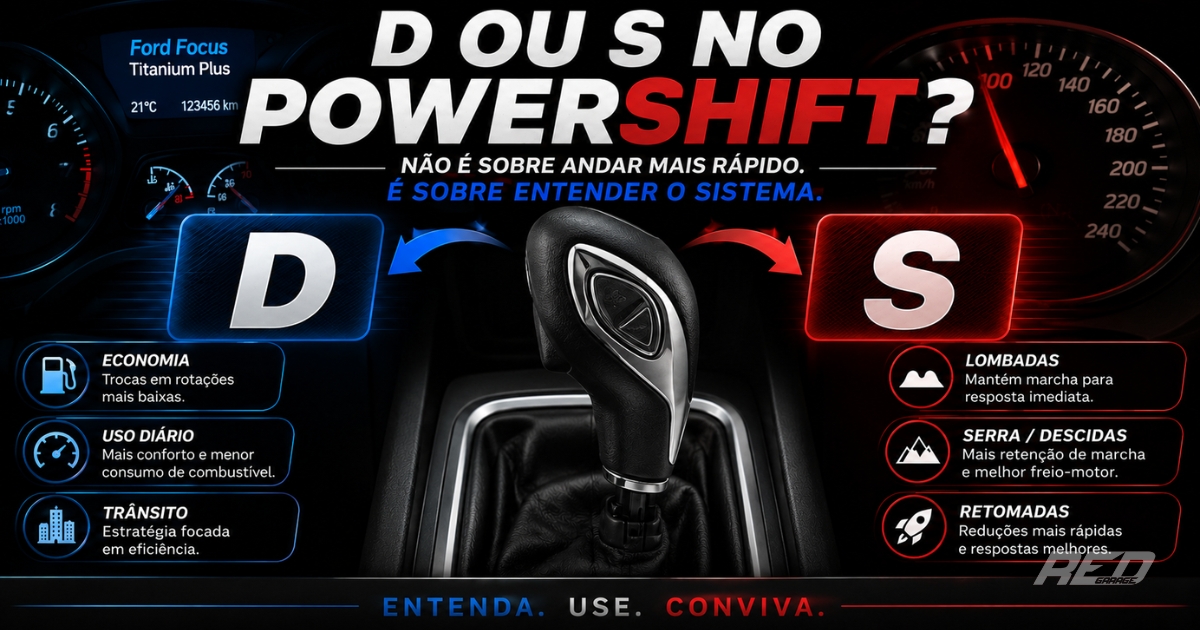 D ou S no PowerShift: Quando Vale a Pena Usar Cada Um?