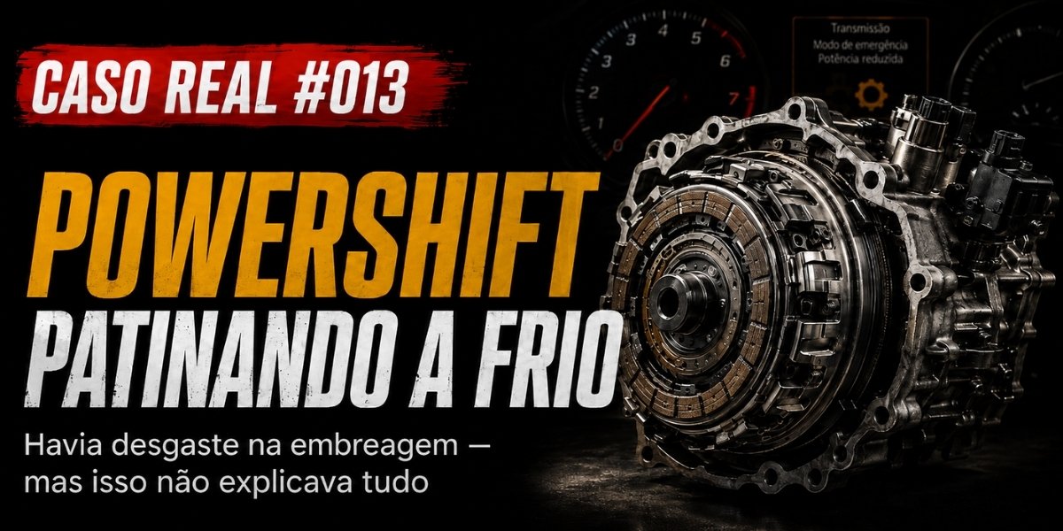 Caso Real #013 — PowerShift patinando a frio: havia desgaste na embreagem, mas ele não explicava tudo