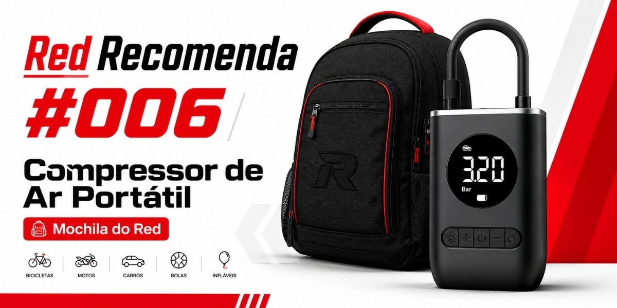 RED Recomenda #006 — Compressor de ar portátil vale a pena? Testei por mais de 3 anos