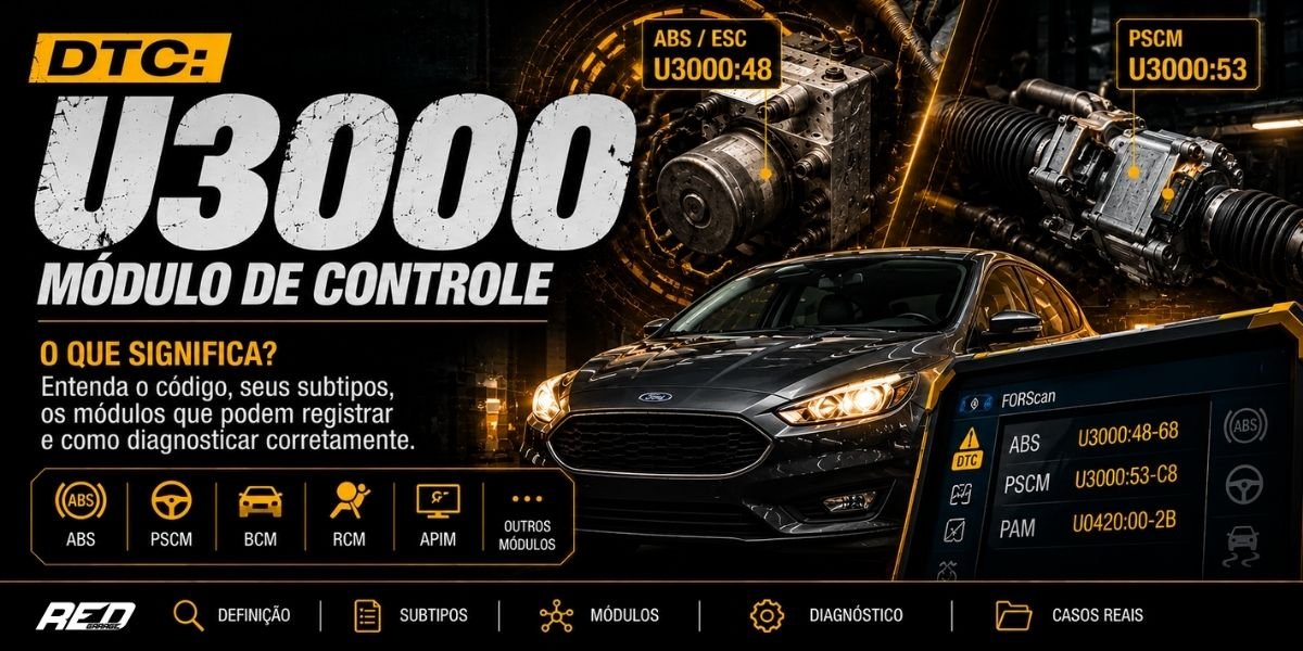 DTC: U3000 — Módulo de Controle